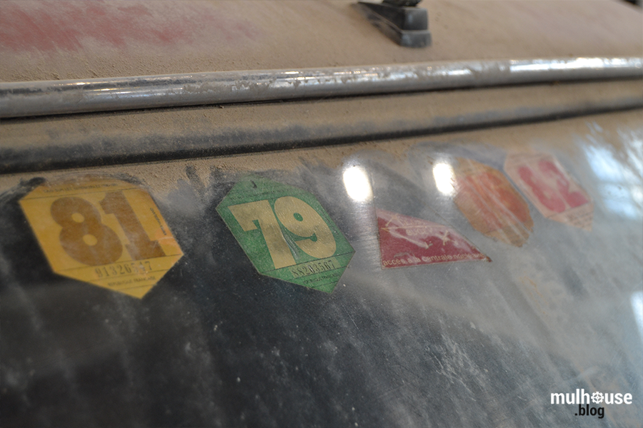 Festival des véhicules anciens -Mulhouse – détail vignettes Festival des véhicules anciens -Mulhouse - détail vignettes