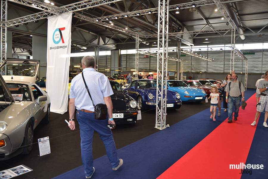 Festival des véhicules anciens -Mulhouse - stand Porsche